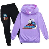 ราคา Thomaรถไฟเสื้อฮู้ดทารกชุดแขนยาวเด็กผู้หญิงเสื้อกันหนาวยาวกางเกงกางเกงผูกเสื้อกันหนาวHoodieกางเกงชุดPH1960ใส่สบายในฤดูใบไม้ผลิใบไม้ร่วงหลวมเสื้อกันหนาวเสื้อสูทชุด2 PCs (6489162520)