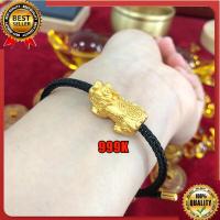 ราคา VIP Lucky 999K สร้อยข้อมือปี่เซี้ยชุบทองสำหรับผู้ชายและผู้หญิงโชคดีที่ Master สร้อยข้อมือประดับเครื่องรางอวยพรความมั่งคั่งและความเจริญรุ่งเรืองฮวงจุ้ยพิกเซียเครื่องรางเครื่องรางนำโชคเครื่องราง2023 (19