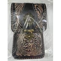 ราคา กระเป๋าใส่โทรศัพท์ กระเป๋าทรงตั้ง กระเป๋าสตางค์ตอกลาย (16419651623)