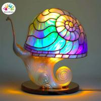 ราคา Fancydream โคมไฟตั้งโต๊ะสีโคมไฟทรงเห็ดเห็ดดอกโคมไฟตั้งโต๊ะรูปหมึกยักษ์หอยทากสำหรับห้องนอนเดสก์ท็อป (19140668996)