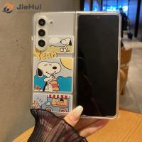 ราคา JieHui สำหรับ Samsung Z Fold5 PC Matte White stitching Snoopy Fashion Phone Case (20050974809)