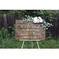 ราคา ป้ายต้อนรับแต่งงาน Welcome To Our ป้ายเริ่มต้นป้ายต้อนรับไม้สั่งทำป้ายงานแต่งงานป้ายงานแต่งงาน Welcome To Our (13033114219)