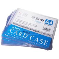 ราคา Cardcase เกรดพรีเมียม แฟ้มเก็บเอกสาร ซองพลาสติกแข็ง ซองเอกสาร A3 A4 วัสดุ PVC 350 mic แข็งแรง ใสกิ๊ง card case (12473411417)
