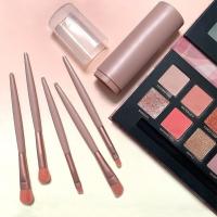 ราคา 5PCS Set Cosmetics Brush Eyeshadow Foundation Blush Blender Beauty Hair Portable Tool Set (20333878451)