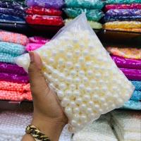 ราคา ขายส่ง ลูกปัดมุก มุก ไข่มุกลูกปัด มุกขาว มุกครีม ทุกไซร้ 450 กรัม (19606853330)