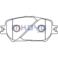 ราคา NIKOYO BRAKE ผ้าเบรคหน้า toyota camry G8 acv30 ผ้าเบรคหน้าToyota wish ปี 2002 รับประกันสินค้า3เดือน จัดส่งฟรี N1110 (11273017119)
