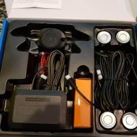 ราคา Parking Sensor เซ็นเซอร์ถอยหลังสำหรับรถยนต์ 4 จุด มีเสียงเตือน สีบรอนซ์เงิน (339249637)