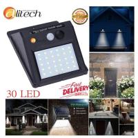 ราคา Alitech Solar motion sensor light ไฟติดผนังโซล่าเซลล์พลังงานแสงอาทิตย์ 30 led (11347185818)