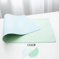 ราคา แผ่นรองเมาส์ หนังPU แผ่นรองเมาส์ขนาด 80x40 Mouse Pad ใช้ได้ทั้ง2ด้าน (7180638295)