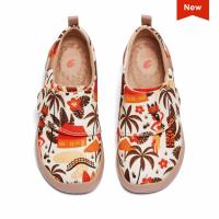 ราคา UIN แฟชั่น Retro กีฬารองเท้าผ้าใบลำลอง Art รองเท้าเดินทางถักรองเท้าผู้หญิง EU25 34 (7487829843)