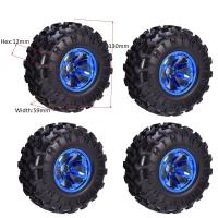 ราคา ล้อยาง12มม สำหรับรถบิ๊กฟุต1 10นิ้วทางวิบากตีนตะขาบ RC แกนรถ SCX24 FCX24 FMS MT1012 Wltoys Traxxas อุปกรณ์แต่งรถ Rc (19470263706)