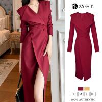 ราคา ZY HT EraVogue เดรสผู้หญิง เดรสสีเหลือง สีแดง เดรสเสื้อสูท เดรสแขนยาว เดรสทำงาน เดรสไฮโซ เดรสออกงาน เดรสไปงานแต่ง เดรสฝรั่งเศส 50492 (20865696881)