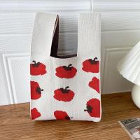 ราคา สายรุ้งลายถักกระเป๋าถือ กระเป๋าถือสไตล์ญี่ปุ่น Handmade Handbags กระเป๋าถือสุภาพสตรี กระเป๋าถือน่ารักถัก กระเป๋าถือสุภาพสตรีแบบสบาย ๆ กระเป๋าถือนำกลับมาใช้ใหม่ ถักกระเป๋าสะพาย Women Bag (19536616976)