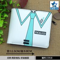 ราคา Hatsune Miku กระเป๋าสตางค์แบบมีซิป Dompet Koin การ์ตูนอนิเมะแนวตั้งกระเป๋าสตางค์หนังพียูสั้นเด็กนักเรียนพับบิล0000 (19334009558)
