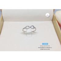 ราคา แหวนเงินแท้92 5 แหวน Infinity ประดับเพชร cz เพชร เล่นแสงดี งานละเอียด เล็กๆ น่ารักๆ เพชรสังเคราะห์ (20952359304)