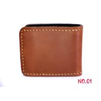 ราคา กระเป๋าสตางค์ กระเป๋าสตางค์หนังแท้ใบสั้น Handmade (514110263)
