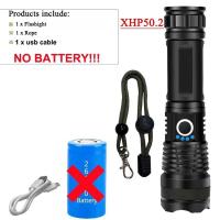 ราคา ไฟฉาย LED 30W ระยะไกลทรงพลังที่สุดไฟฉาย XHP50ชาร์จ USB ได้ ไฟฉายแรงสูงโคมไฟสำหรับตั้งแคมป์ล่าสัตว์ (21170667229)