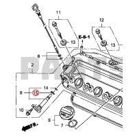 ราคา โอริง PCV วาลว์ Honda V6 เครื่องตระกูล J แท้เบิกศูนย์ ฮอนด้า (21273545489)
