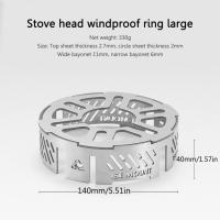 ราคา เตาตั้งแคมป์บังลมขนาดเล็กกันลมสแตนเลสเตาแก๊สปิคนิคเตาแผ่นเบนทางลมกลางแจ้งกระจกหน้ารถ (20315564810)