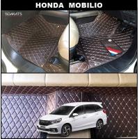 ราคา พรมปูพื้นรถยนต์ 6D HONDA MOBILIO 7ที่นั่ง พรม6D QX สวยงาม รวมแผ่นท้าย ตรงรุ่นรถ 5ชิ้น (6722576259)