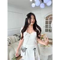 ราคา Anna Top เสื้อสาวอวบ คอกว้าง (20471165970)