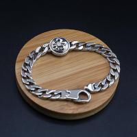 ราคา สร้อยข้อมือเฮกซาแกรมสไตล์ฮิปฮอปแนวย้อนยุคและแนวกางเขนสมอเรือกำไลเงินแบบไทยสไตล์ฮิปฮอปสำหรับผู้ชาย (19988918780)