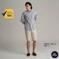 ราคา Mc JEANS เสื้อเชิ้ตแขนยาวผู้ชาย สียีนส์ฟอกกลาง MSLZ187 (19980738512)
