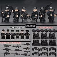 ราคา Compatible with Lego military figure building blocks SWAT puppet special forces weapon accessories and equipment World War II soldier toy gun (19586839974)
