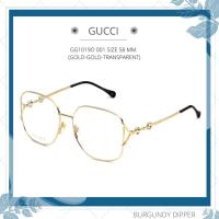 ราคา กรอบแว่นตา GUCCI รุ่น GG1019O 001 SIZE 58 MM GOLD GOLD TRANSPARENT (18294245203)