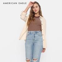 ราคา American Eagle Long Sleeve Button Up Shirt เสื้อเชิ้ต ผู้หญิง แขนยาว EWSB 035 3696 164 (19396172212)