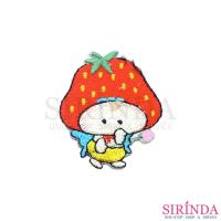 ราคา ตัวรีดการ์ตูนนางฟ้าสตอเบอรี่ ตัวรีดติดเสื้อ อาร์มปักตกแต่ง DIY EMBROIDERY PATCH 00080369 (15630127751)