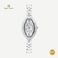 ราคา Royal Crown รุ่น 3813L นาฬิกาข้อมือผู้หญิงเล็กๆกันน้ำ ล้อมเพชร แบรนด์เนมแท้ Vayo Jewelry (21174008305)