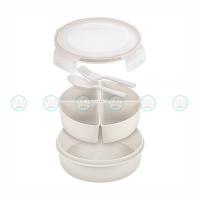 ราคา Double Lock กล่องข้าว 820 มล 234 ช่องแบ่ง พร้อมช้อนส้อม 9333 2 9333 3 9333 4 เข้าไมโครเวฟได้ JCJ กล่องอาหารแบ่งช่อง (20868813836)