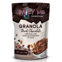 ราคา DAILY ME Granola 1ถุง เดลลี่มี ธัญพืชอบกรอบ กราโนล่า 250g Honey Almond Dark Chocolate Trail Mixes (12570788723)