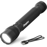 ราคา Energizer Energizer TacR 1000 LEDFlashlight Bright Rechargeable Flashlight for Emergencies and Camping Gear Water Resistant Flashlight USB Included Pack of 1 Black (20427287794)