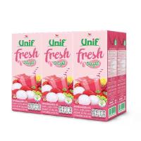 ราคา ราคาส่งถูก ยูนิฟ เฟรช ดีไลท์ น้ำผักผลไม้ผสมลิ้นจี่40 180 มล แพ็ค 6 กล่อง Unif Fresh Delight Lychee 40 180 ml x 6 สินค้าใหม่ ล็อตใหม่ ของแท้ บริการเก็บเงินปลายทาง (19074075020)