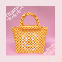 ราคา Beaded Handbag กระเป๋าถือผู้หญิง กระเป๋าลูกปัด ใบใหญ่ กระเป๋าชายหาด งานแฮนด์เมด (5385350120)