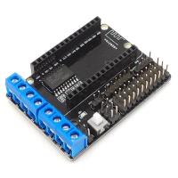 ราคา Motor Driver L293D Shield for NodeMCU V2 บอร์ดขับมอเตอร์สำหรับ ESP8266 NodeMCU V2 (623758953)