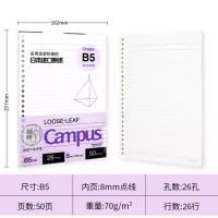 ราคา Campus Loose Leaf File แฟ้มเติมไส้ สมุดเติมไส้ ขนาด A5 B5 ของแท้นำเข้าจากญี่ปุ่น พร้อมกระดาษรีฟิล Kokuyo (11913269556)