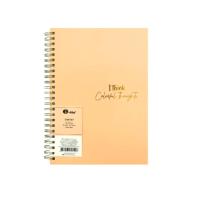 ราคา E FILE สมุดบันทึกริมลวด ปกแข็งเส้นบรรทัด รุ่น CNB107 (19202781639)