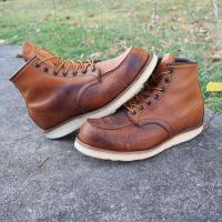 ราคา ส่งฟรี 9 5Us 27 5cm รองเท้า REDWING Heritage Style 875 CLASSIC MOCMENS 6 INCH BOOT IN ORO LEGACY LEATHER (21381676533)
