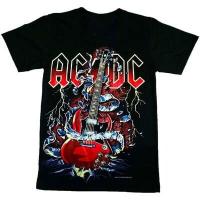 ราคา Fashion ACDC HARD ROCK BAND ROCK N ROLL GUITAR LEGEND NEW TYPE SYSTEM HIGH QUALITY SILK SCREEN COLLECTABLE Tee (20691966432)