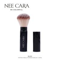 ราคา แปรงปัดแก้ม ส่งด่วน ถูก ของแท้ Nee Cara Retractable Powder Brush mini N076 neecara แปรง ปัดแก้ม ขนนุ่ม ขนาด มินิ (19743520480)