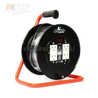 Adsawin ล้อเก็บสายไฟจานเหล็ก สาย VCT 3x1.5 20ม. รุ่น GF315-20M