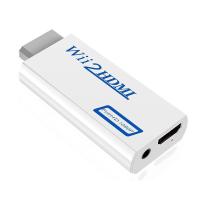 ราคา WII ตัวแปลง HDMI แบบ Full HD 1080P WII To HDMI Wii 2ตัวแปลง HDMI 3 5มม เสียงสำหรับจอพีซี HDTV Wii หัวแปลงสัญญาณ HDMI (19655288071)