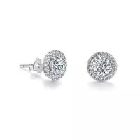 ราคา รับประกันของแท้ 100 ต่างหูเงินแท้ 925 moissanite เรียบง่ายสำหรับผู้หญิง ต่างหูระดับไฮเอนด์อเนกประสงค์ ต่างหูรูปแบบสี่กรงเล็บ ต่างหูสำหรับผู้หญิงเดินทางที่ทันสมัย อุปกรณ์เสริมของขวัญวันหยุด (2130388734