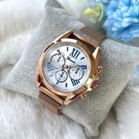 ราคา นาฬิกาผู้หญิง Geneva เจนีวางานเเบรนด์แท้ หน้าปัดสไตล์ mk หน้าปัดกลม สายลวดแม่เหล็กพับใส่ง่ายไม่ต้องตัดสาย ตัวขายดี มีหลายสีให้เลือก ตั้งเวลาให้ เเถมฟรีถุงฝ้าสีดำใส่นาฬิกา (18428450065)