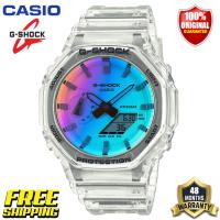 ราคา G Shock GA2100 ของแท้ผู้ชายกีฬานาฬิกาเซ็นเซอร์คู่เคลื่อนไหวกลางแจ้งกันกระแทกกันน้ำโคลนอัตโนมัติยกไฟรับประกันสี่ปี GA 2100SRS 7A (20380869553)