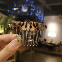 ราคา หวีเสียบผมสไตล์เกาหลีหวีเสียบผมลายเสือดาวอะคริลิคหวีเสียบผมหวีเสียบผมหน้าม้าหวีเสียบผมเครื่องประดับผมผู้หญิง (3642928830)