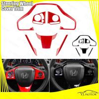 ราคา KLNU 2016 2020แผ่นปิดพวงมาลัย Honda Civic FC สีแดง สีดำ (16165720376)